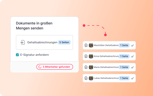 Dokumente mit Factorial in großen Mengen versenden