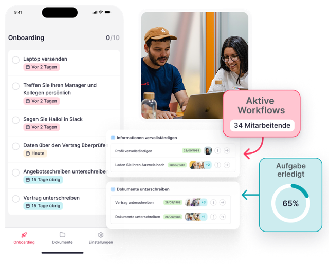 Onboarding mit Factorialunkt unkt